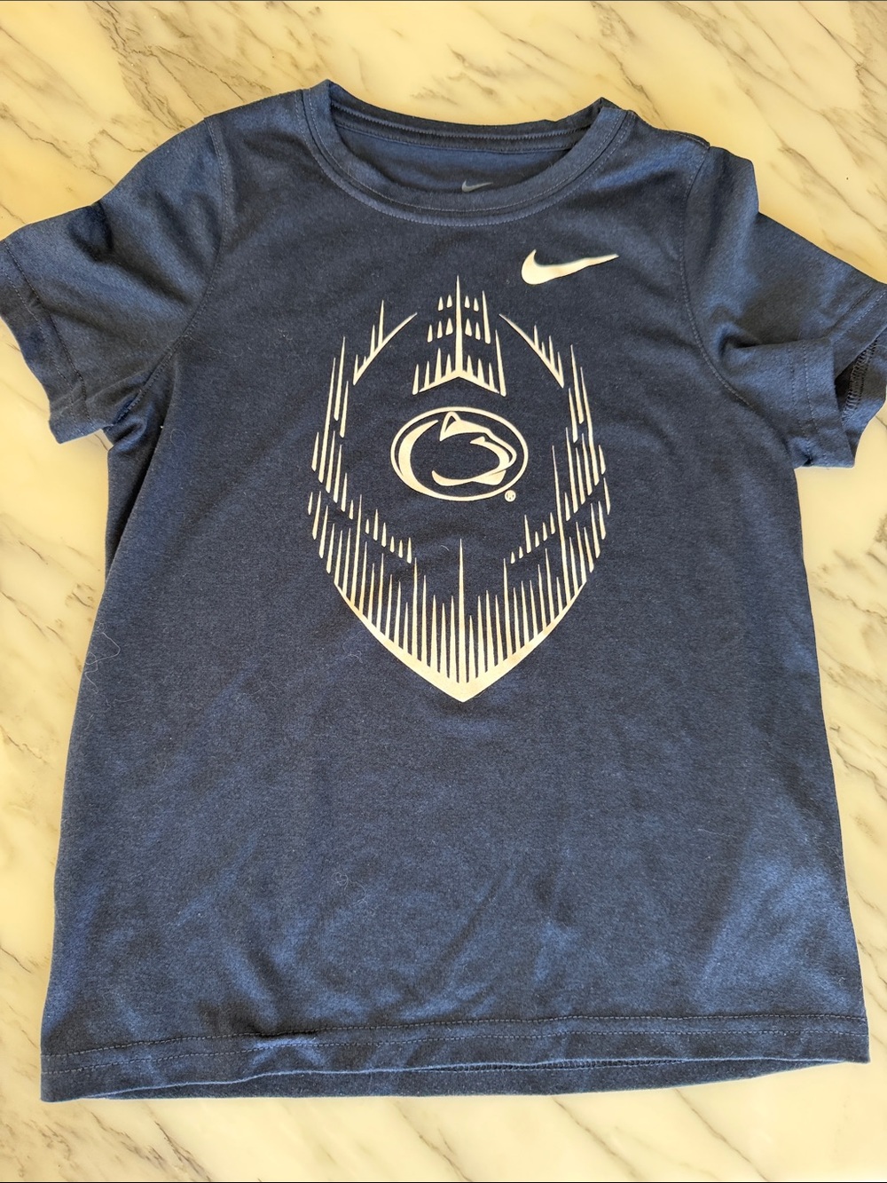 Nike Boys' Penn State Navy Graphic Short Sleeve Tee 6